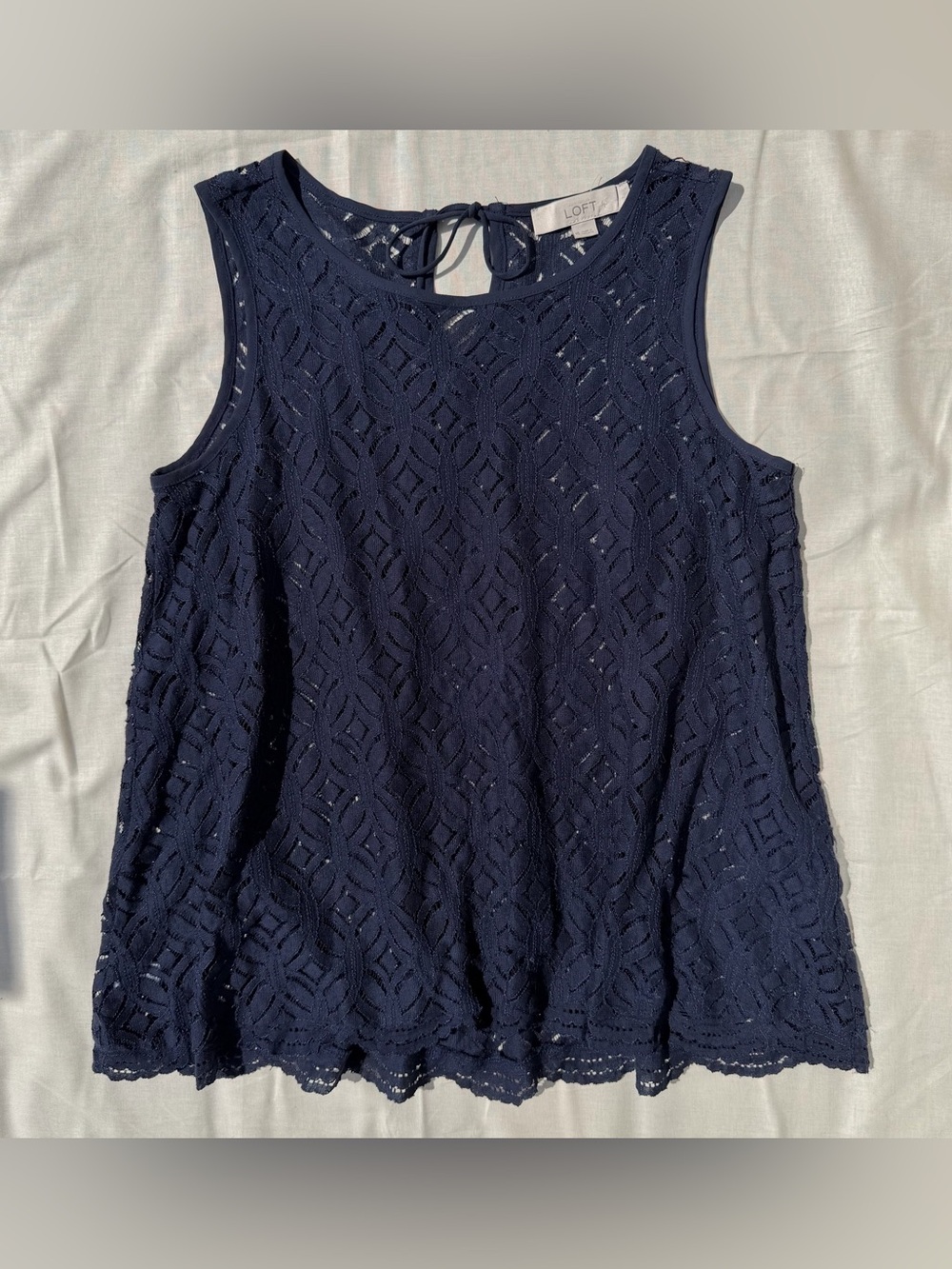 2000s Loft navy blue top